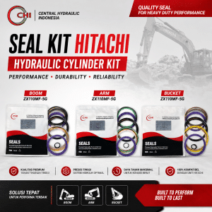 SEAL KIT HITACHI BOOM ZX110MF 5G - BUCKET ZX110MF 5G - ARM ZX110MF 5G /  READY BANYAK TYPE!!!
